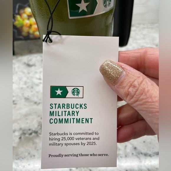 Starbucks x Stanley Limited Edition Military Commitment Tumbler, 20 0z.NWT. Rare - Picture 9 of 11